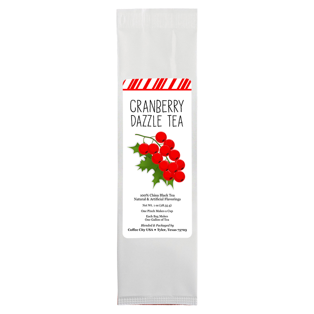 Holiday Tea 28/1oz bag Loose Leaf Cranberry Dazzle